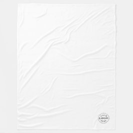 Professionele Logo Groot formaat 60 "x80" Fleece Deken