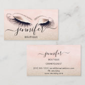 Professionele Logo Makeup Artistische Mode Glitter Visitekaartje (Voorkant / Achterkant)