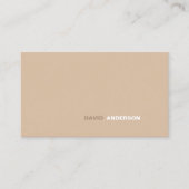 Professionele Logo Modern Eenvoudig Minimalistisch Visitekaartje (Voorkant)