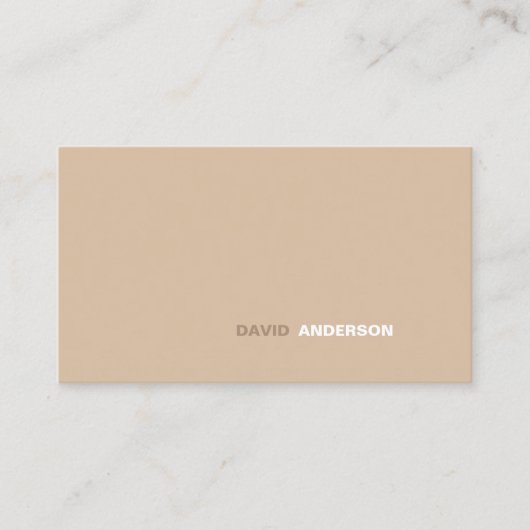 Professionele Logo Modern Eenvoudig Minimalistisch Visitekaartje (Voorkant)