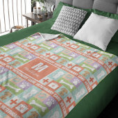 Professionele Logo Monogrammen Fleece Deken