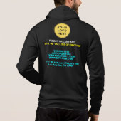 Professionele Logo & Naam & Slogan | Voor- en acht Hoodie (Achterkant)