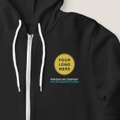 Professionele Logo & Naam & Slogan | Voor- en acht Hoodie