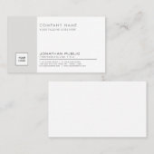 Professionele Logo Plain Corporate Modern Elegant Visitekaartje (Voorkant / Achterkant)