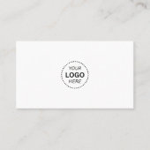 Professionele Logo QR Code Modern Visitekaartje (Voorkant)
