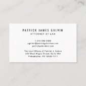 Professionele Logo QR-code Visitekaartje (Achterkant)