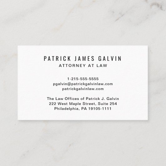 Professionele Logo QR-code Visitekaartje (Achterkant)