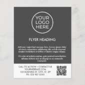 Professionele Logo QR Code Zakelijke Sjabloon Flye Flyer (Voorkant)