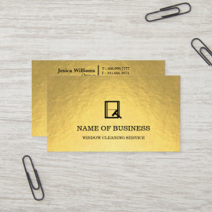 Professionele Logo Raamreinigingsdienst Visitekaartje