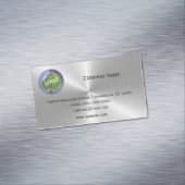 Professionele Logo - Silver Magnetisch Visitekaartje (Voorbeeld)