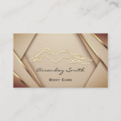 Professionele Logo van de Zorg van het Roos Visitekaartje (Voorkant)