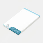 Professionele Logo voor bedrijfsidentificatie Post-it® Notes (Schuin)