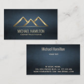 Professionele logo voor de bouw van eenvoudig onro visitekaartje (Voorkant / Achterkant)