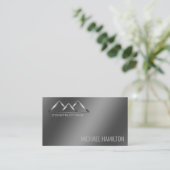 Professionele logo voor de bouw van eenvoudig onro visitekaartje (Staand voorkant)