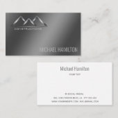 Professionele logo voor de bouw van eenvoudig onro visitekaartje (Voorkant / Achterkant)