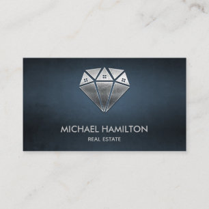 Professionele logo voor de diamant visitekaartje