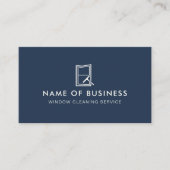 Professionele Logo Window Cleaning Service Visitekaartje (Voorkant)