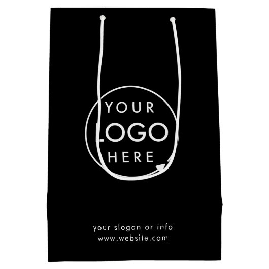 Professionele Logo | Zakelijke onderneming Medium Cadeauzakje (Achterkant)