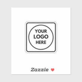 Professionele logo zakelijke promo QR-label Sticker