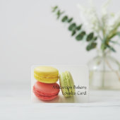 Professionele logo's - Macaronaal ontwerp Klantenkaartje (Staand voorkant)