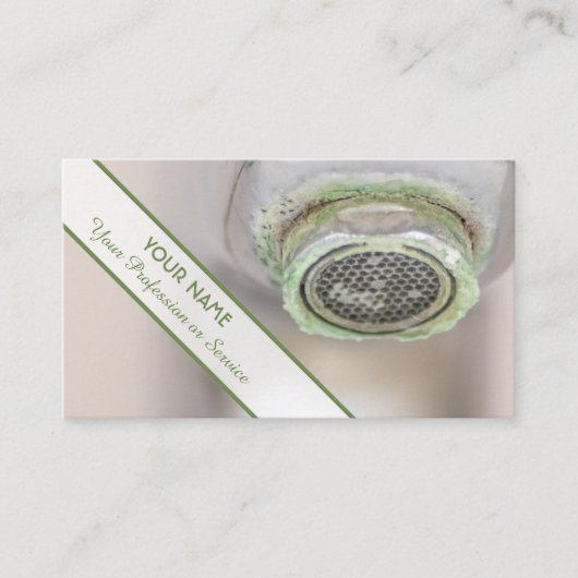 Professionele loodgieters, smid en metalen dakbede visitekaartje (Voorkant)