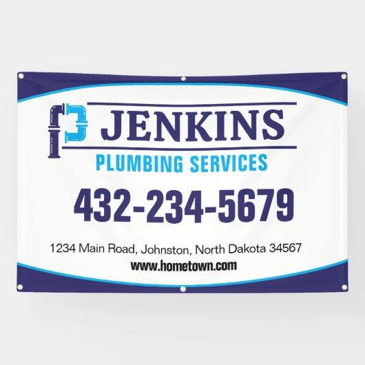 Professionele Loodgietersdienst Spandoek (Horizontaal)