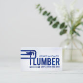 Professionele loodgietersdiensten - Loodgieter Visitekaartje (Staand voorkant)