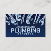 Professionele loodgietersdiensten visitekaartje (Voorkant)