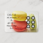 Professionele Loyalty Cards - Macaroon Design (Achterkant)