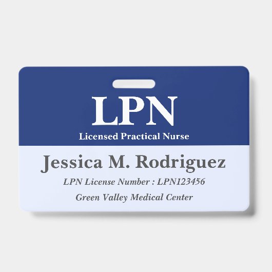 Professionele LPN Badge (Voorkant)