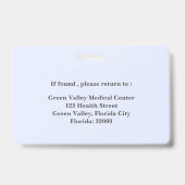 Professionele LPN Badge (Achterkant)