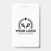 Professionele LPN foto barcode Badge (Achterkant)