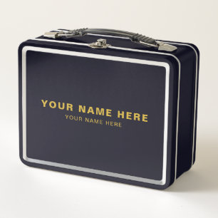 Professionele lunchbox met uw naam en functie