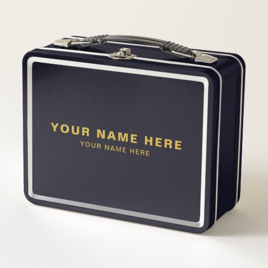 Professionele lunchbox met uw naam en functie (Voorkant)