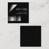 Professionele Luxe Architectuur UV Matte Vierkante Visitekaartje (Voorkant / Achterkant)