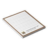 Professionele luxearme notitieblok (Schuin)