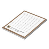 Professionele luxearme notitieblok (Linkerzijde)