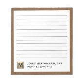 Professionele luxearme notitieblok (Voorkant)