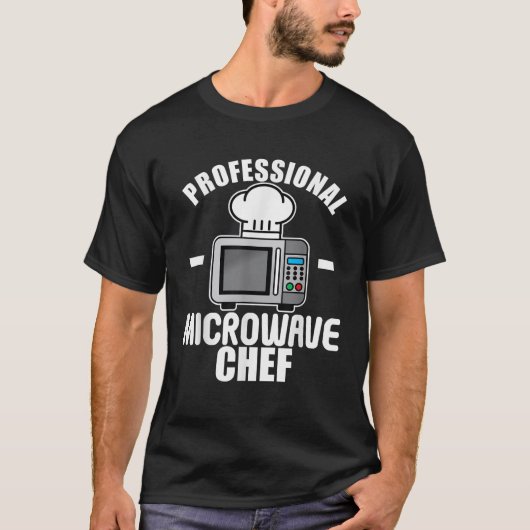 Professionele Magnetron Chef Grappige Koken TSH T-shirt (Voorkant)