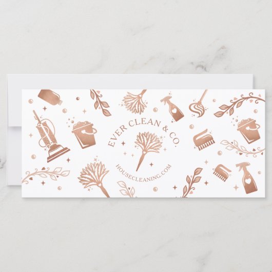 Professionele Maid House Schoonmaak Cadeaubon (Voorkant)