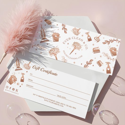 Professionele Maid House Schoonmaak Cadeaubon