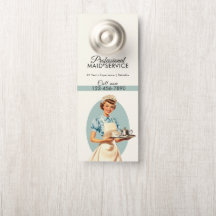 Professionele Maid Housekeeping Service Retro