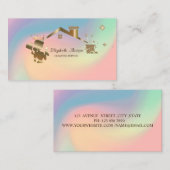 Professionele Maid Schoonmaak Huis Holographic Visitekaartje (Voorkant / Achterkant)