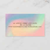 Professionele Maid Schoonmaak Huis Holographic Visitekaartje (Achterkant)