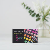 Professionele make-up artiest, Beauty Salon-kaart Visitekaartje (Staand voorkant)
