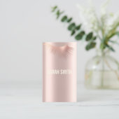 Professionele make-up artiest en wimper expert visitekaartje (Staand voorkant)