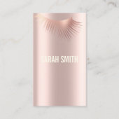 Professionele make-up artiest en wimper expert visitekaartje (Voorkant)
