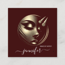 Professionele make-up artiest Logo Bourgondië QR C