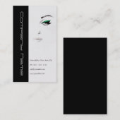 Professionele make-up artiest/Makeup-gezichtsoog Visitekaartje (Voorkant / Achterkant)