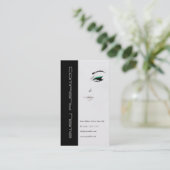 Professionele make-up artiest/Makeup-gezichtsoog Visitekaartje (Staand voorkant)